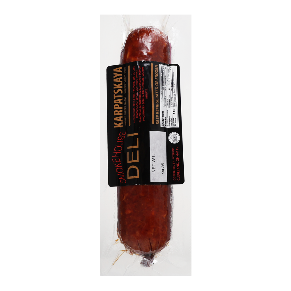 Салями Карпатская копченая – Фасовая упаковка – прибл.